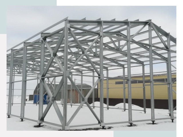 Каркасные ангары в Зеленодольске