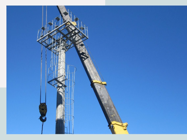 Монтаж осветительных мачт в Зеленодольск от 621 руб.