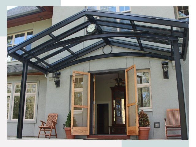 Козырьки металлические в Зеленодольске