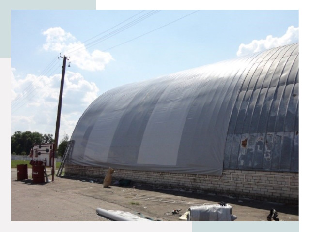 Ремонт ангаров в Зеленодольске