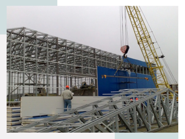 Монтаж ангаров в Зеленодольске